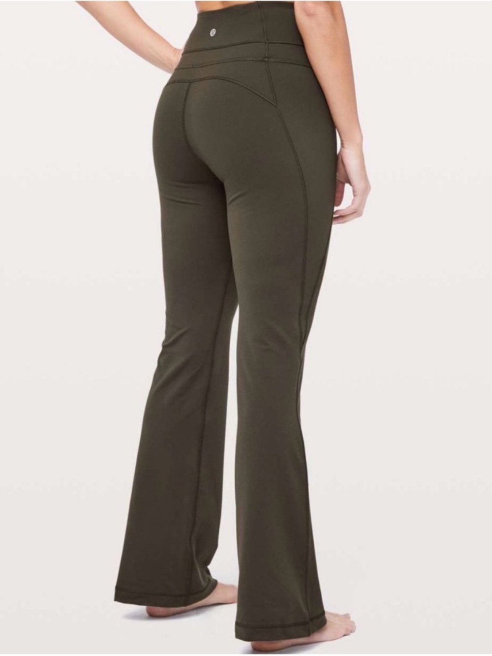 Lululemon groove pant flares Size 10 Green